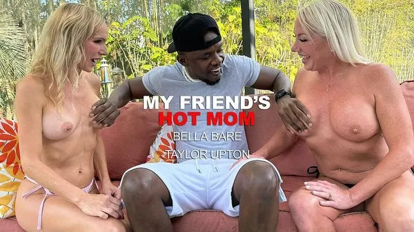 [NaughtyAmerica] Sexy Milf’s Bella Bare and Taylor Upton give son’s friend a high intensity workout